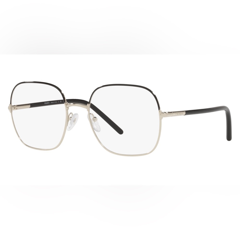 Prada PR 56WV ZVN1O1 Eyeglasses Women's Black Gold Full Rim